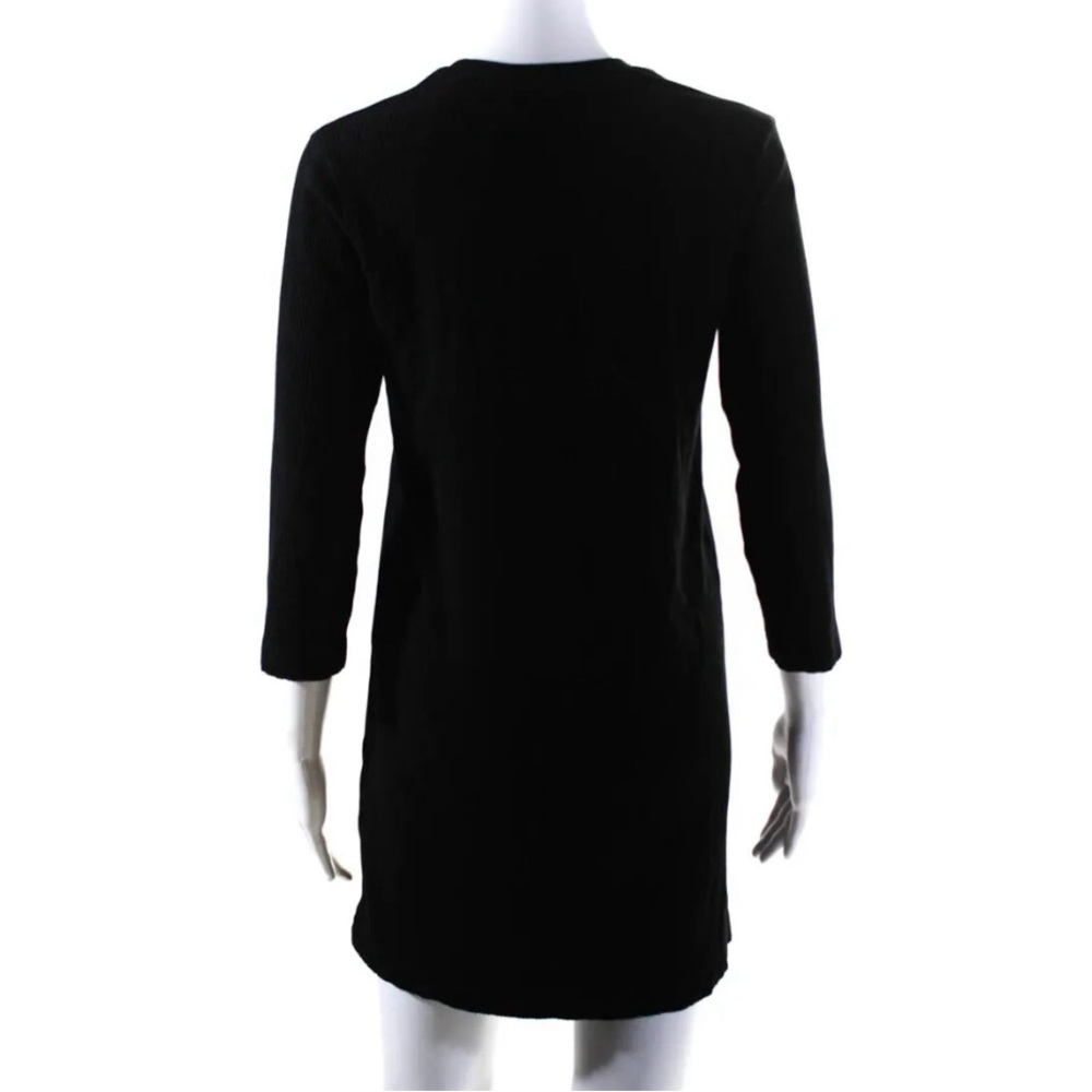 NWOT Reformation Wednesday Black Ribbed Knit Dress🖤🖤🖤 - Picture 6 of 13